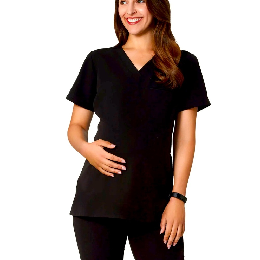 NWT Set of 2 mandala maternity scrub tops size S
